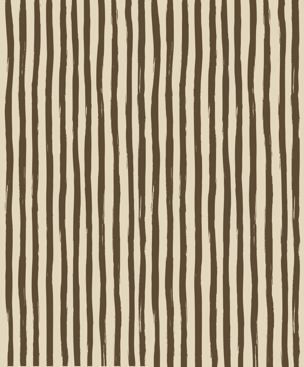 Stripe Plush Throw - Mocha & Cream
