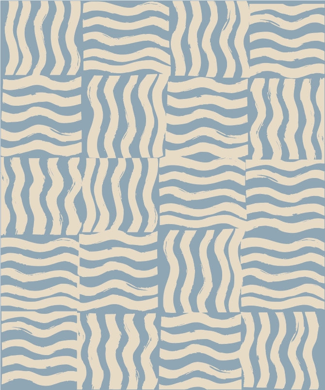 Shoreline Plush Throw - Slate Blue
