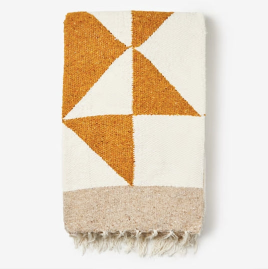 Patchwork Sun Gold Blanket