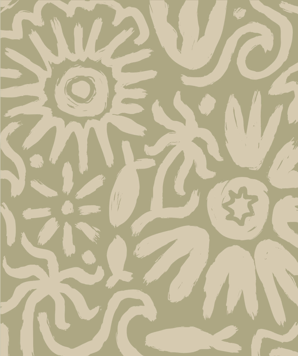 Flora Plush Throw - Sage