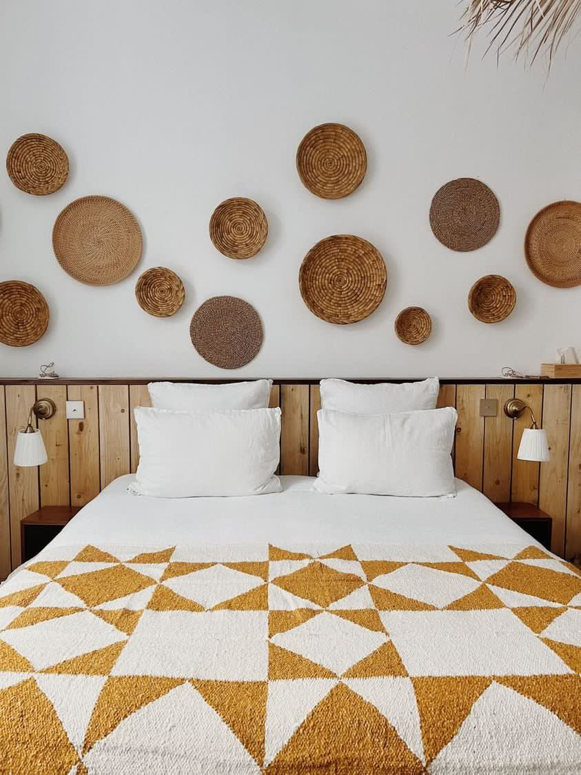 Patchwork Sun Gold Blanket