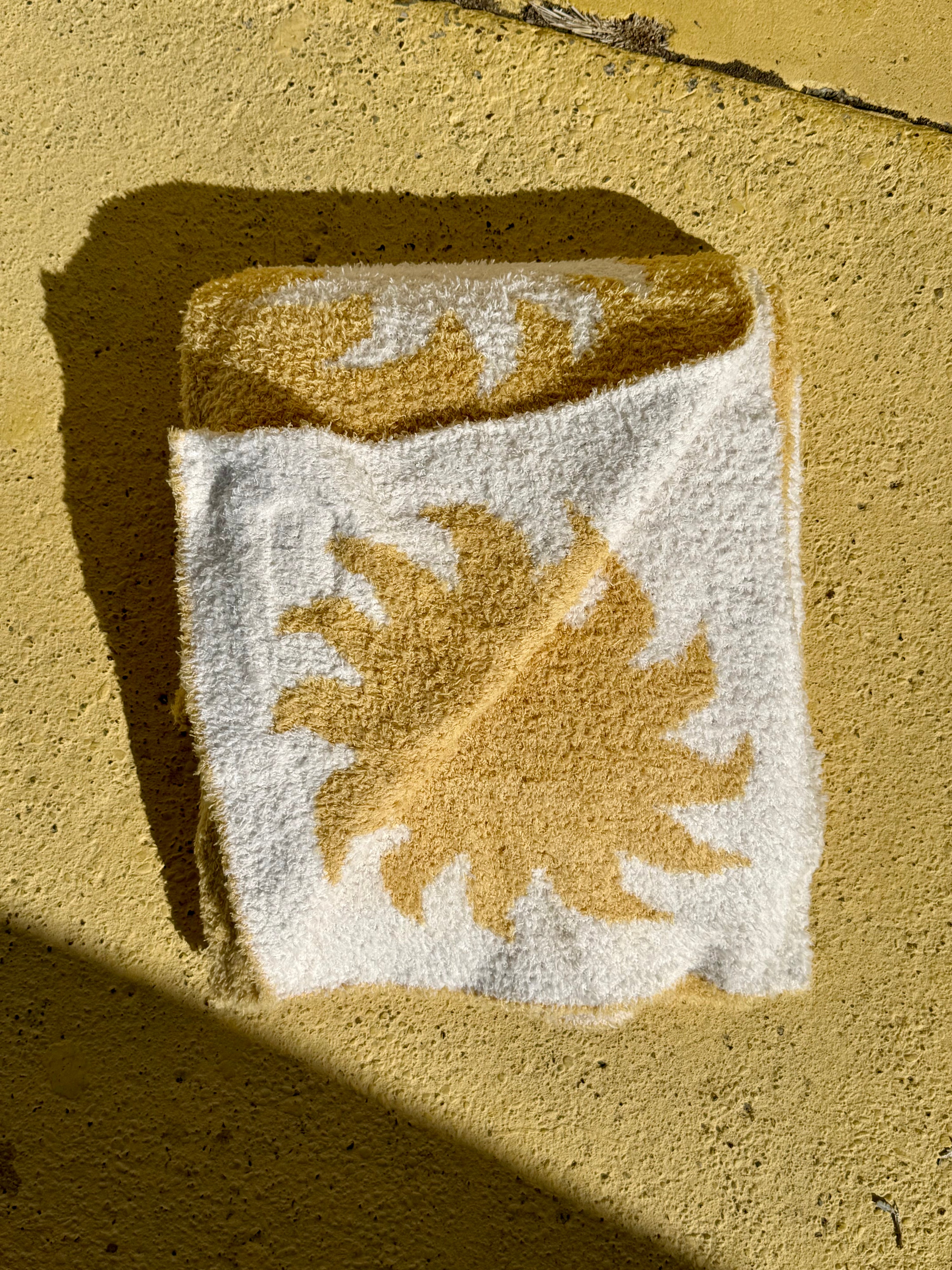 Sun Plush Throw - Marigold