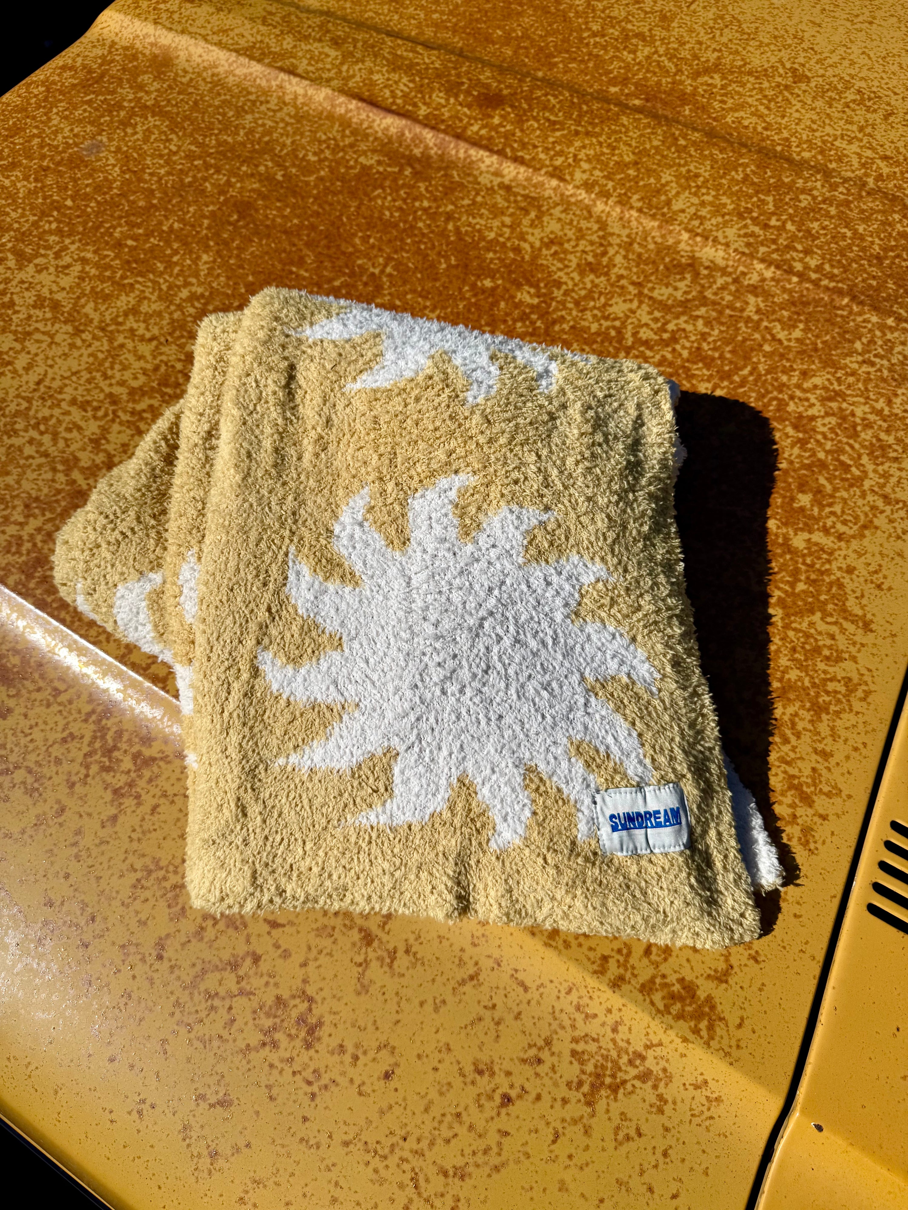Sun Plush Throw - Marigold