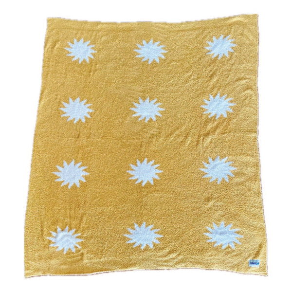 Sun Plush Throw - Marigold