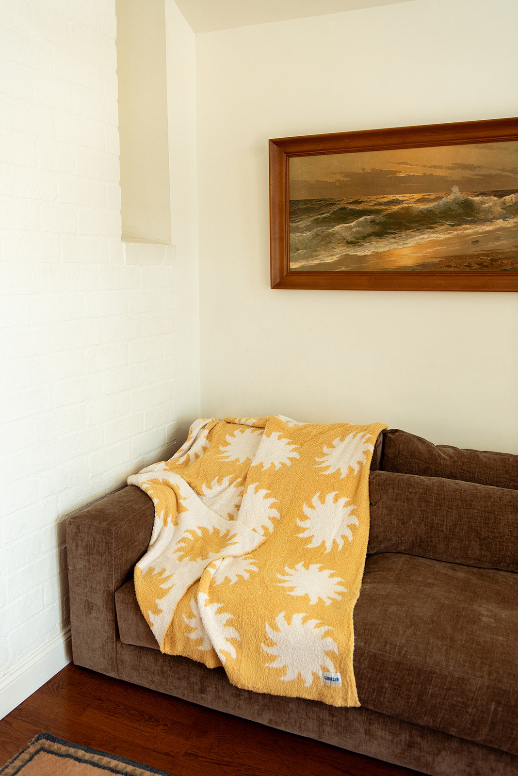 Sun Plush Throw - Marigold