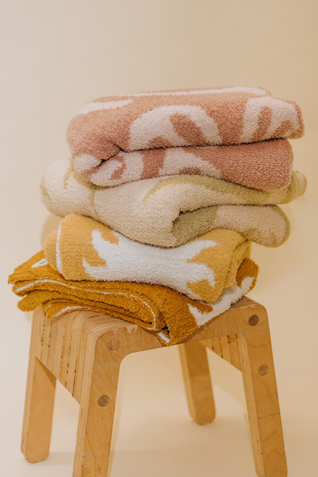 Flora Plush Throw - Sage