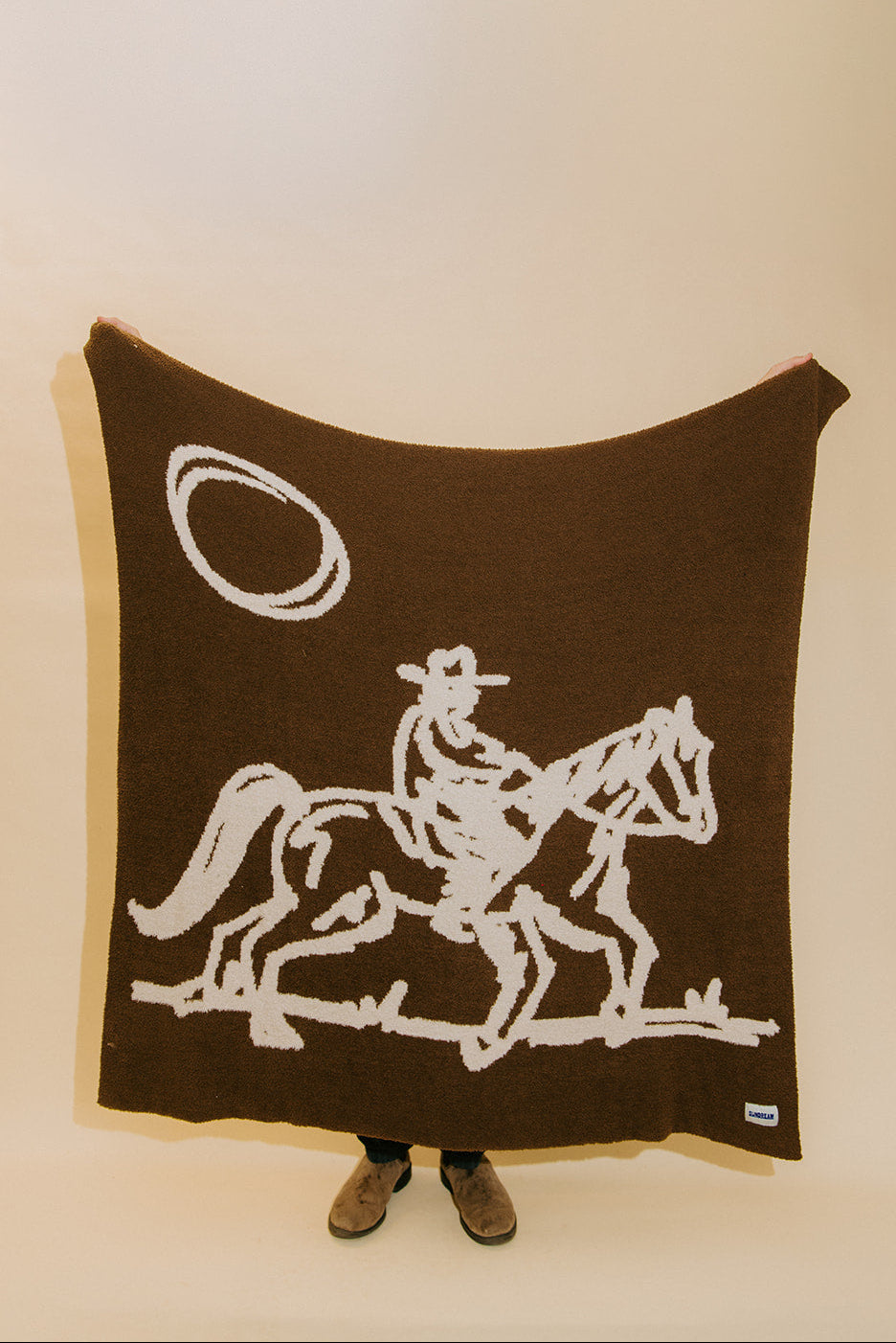 Drifter Plush Throw - Leather Brown