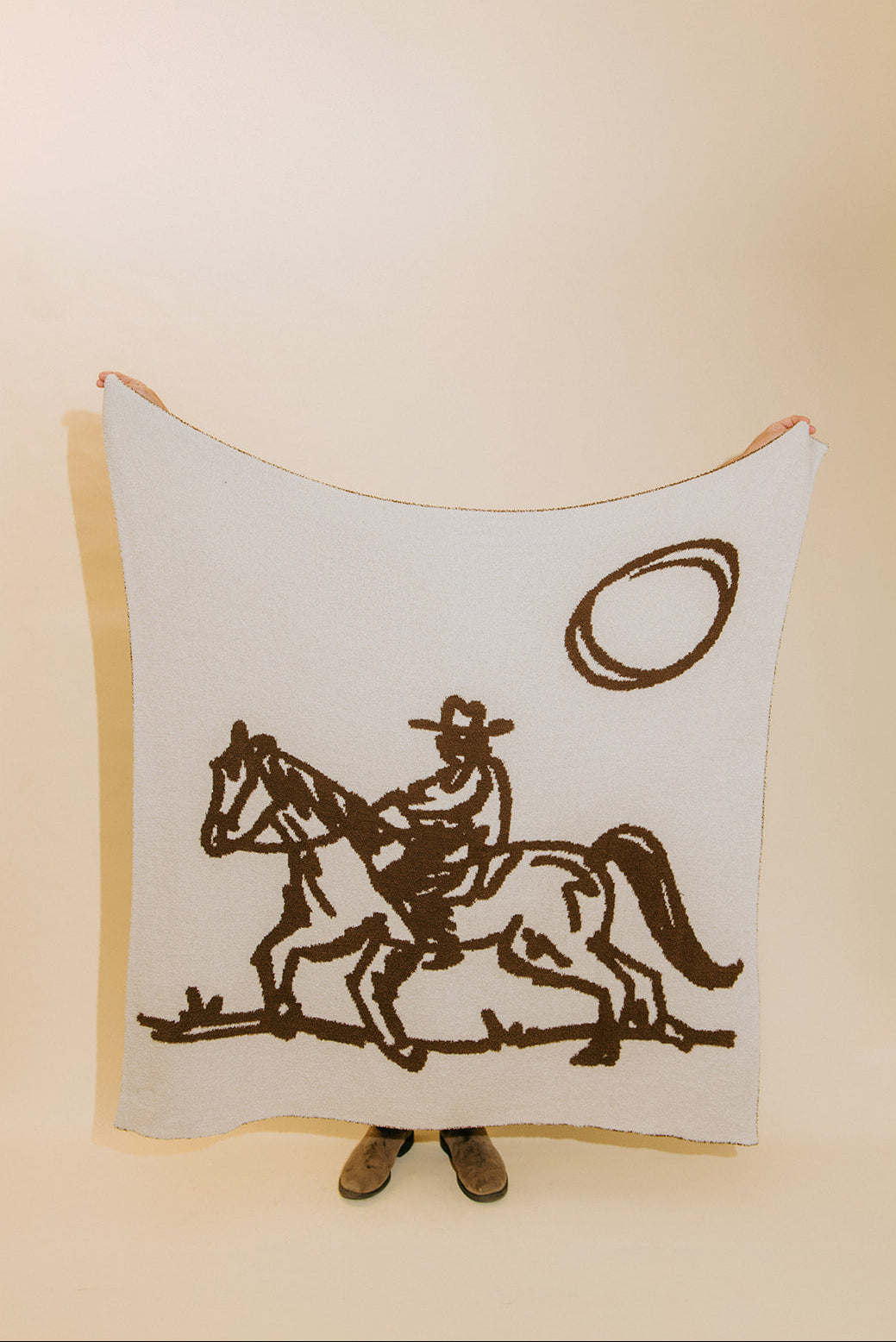Drifter Plush Throw - Leather Brown