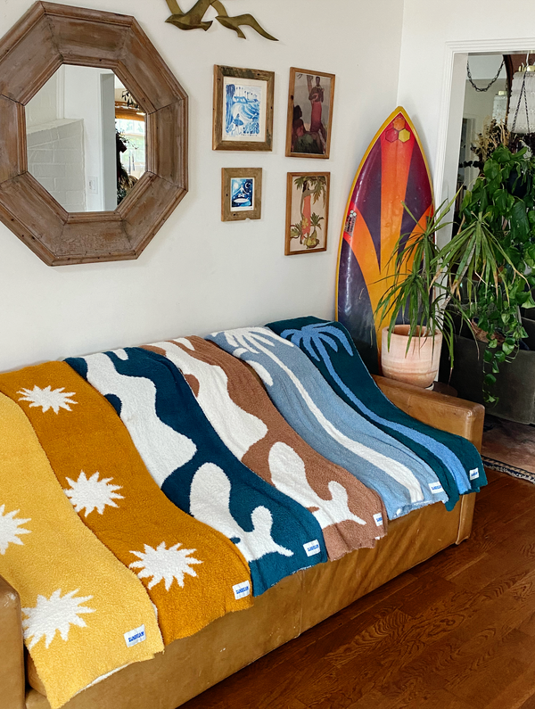 Sun Plush Throw - Marigold