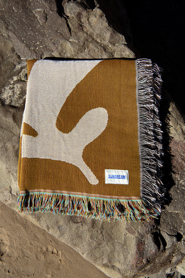 Paradise Heritage Woven Throw - Rust