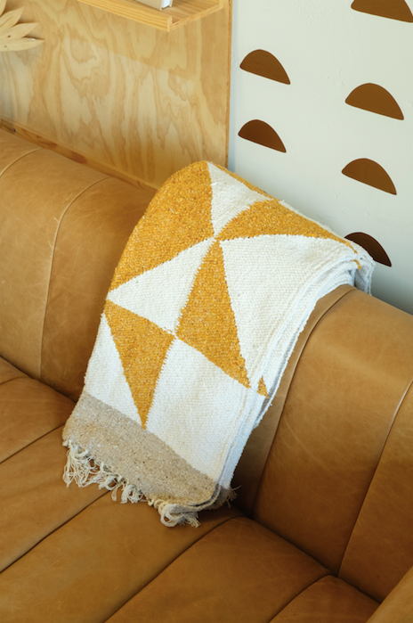 Patchwork Sun Gold Blanket