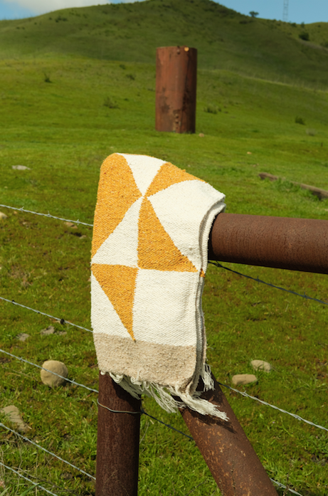 Patchwork Sun Gold Blanket